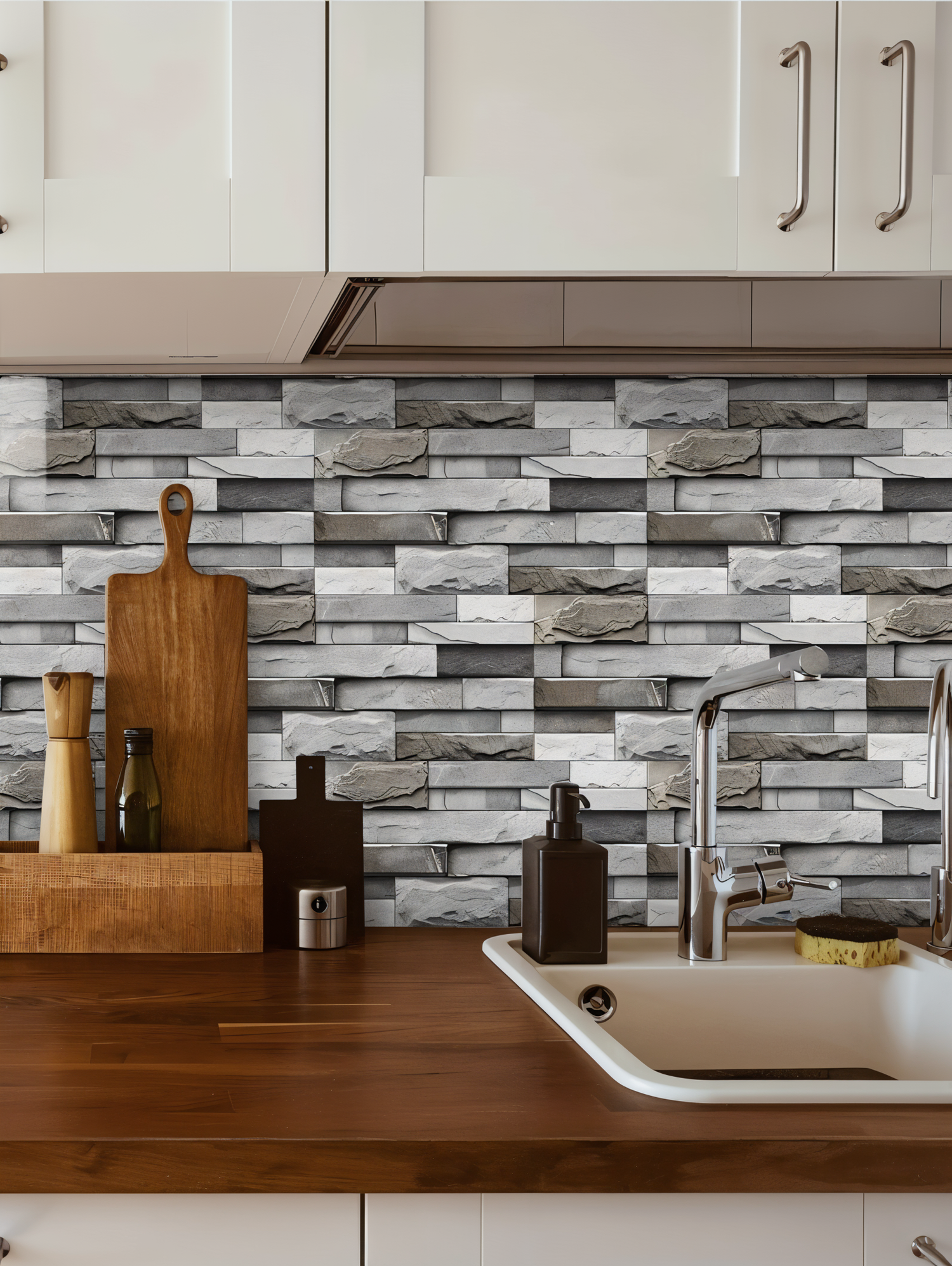 StickTile väggpanel – Sjselfäntande marmorutseende för en snabb rumsuppgradering