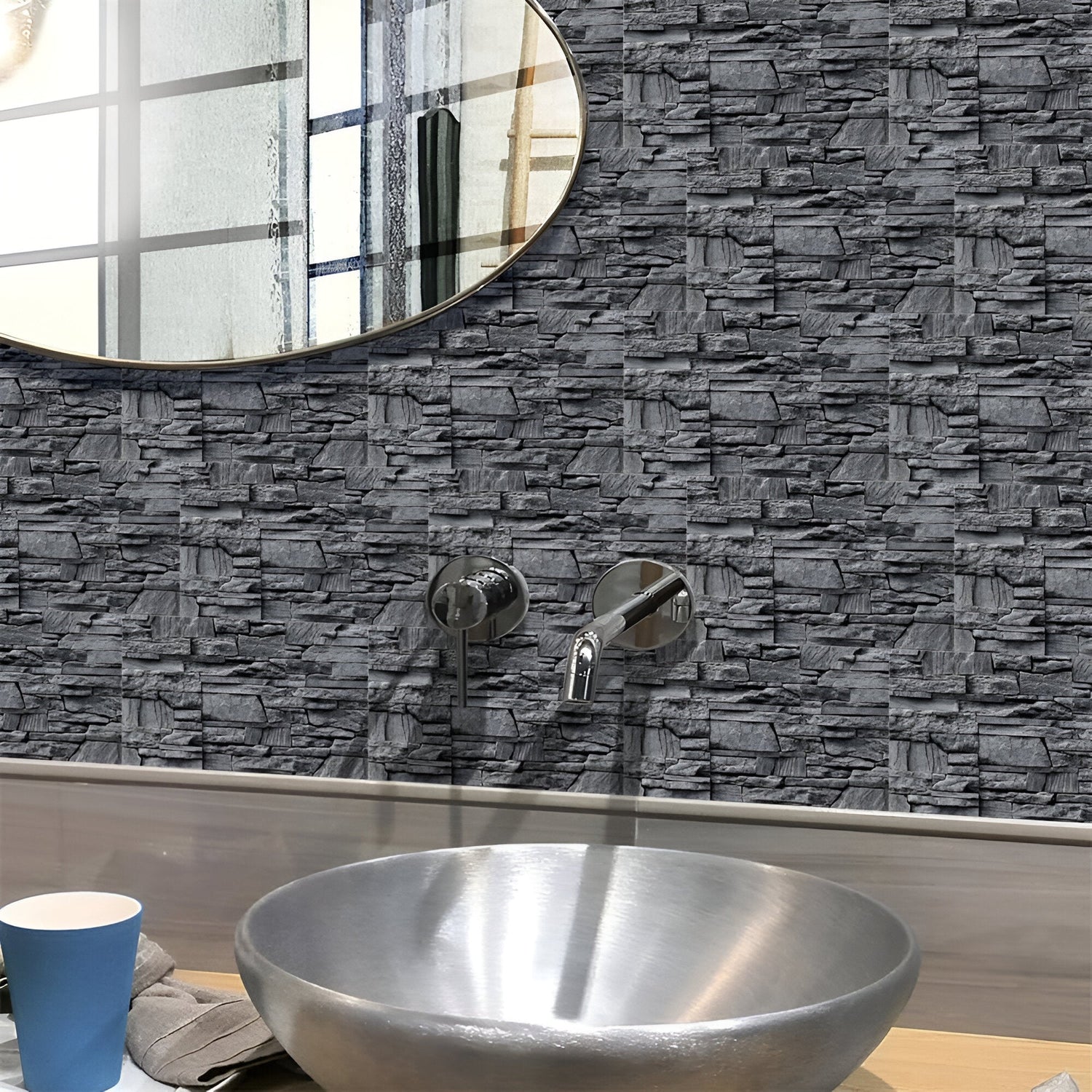 StickTile väggpanel – Sjselfäntande marmorutseende för en snabb rumsuppgradering