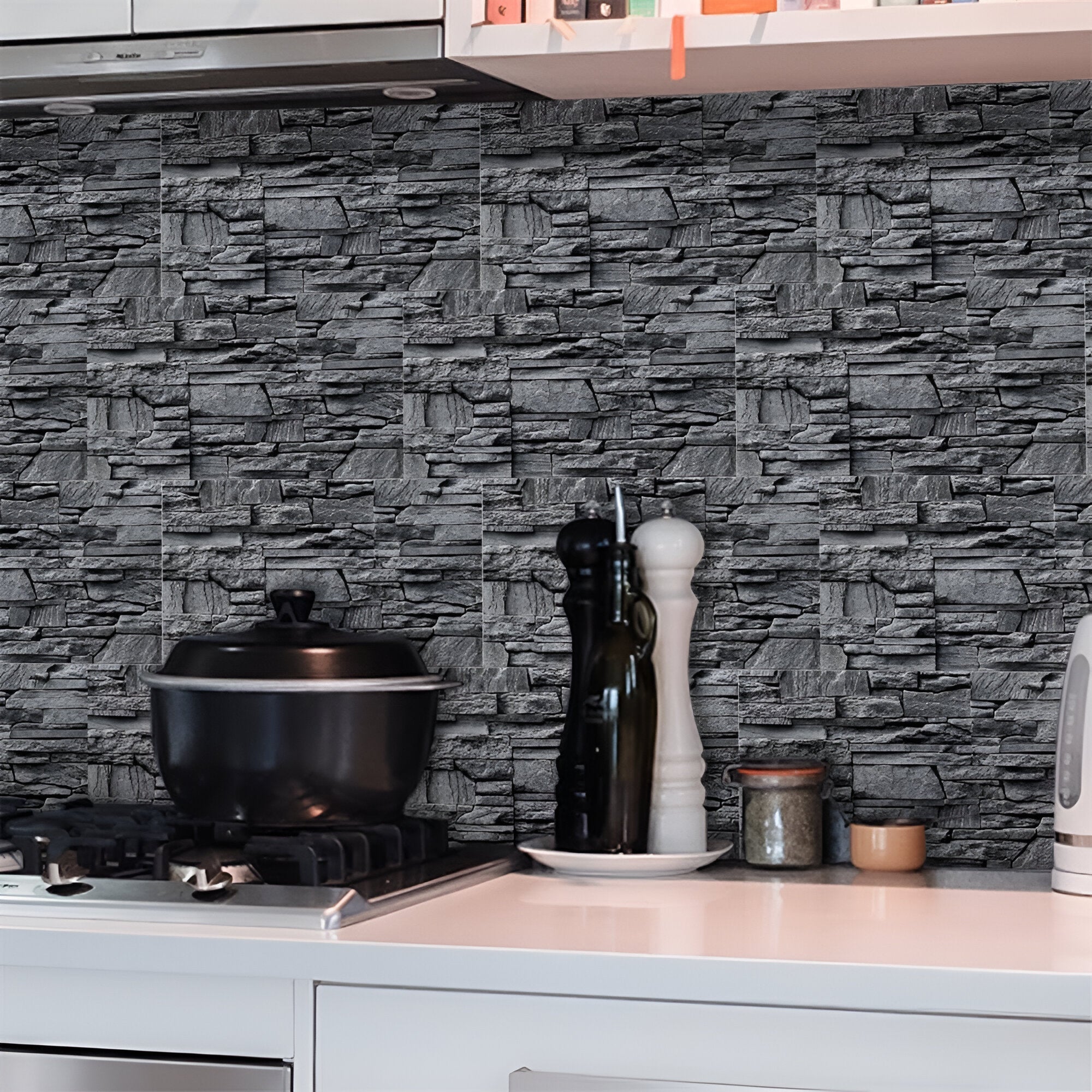 StickTile väggpanel – Sjselfäntande marmorutseende för en snabb rumsuppgradering