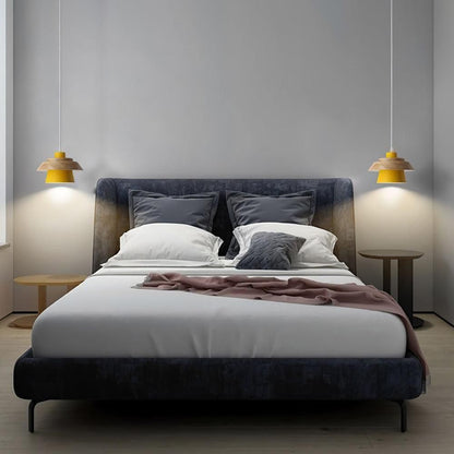 NordicMacaron Light - Modern Nordisk Trä Macaron Hängande Taklampa