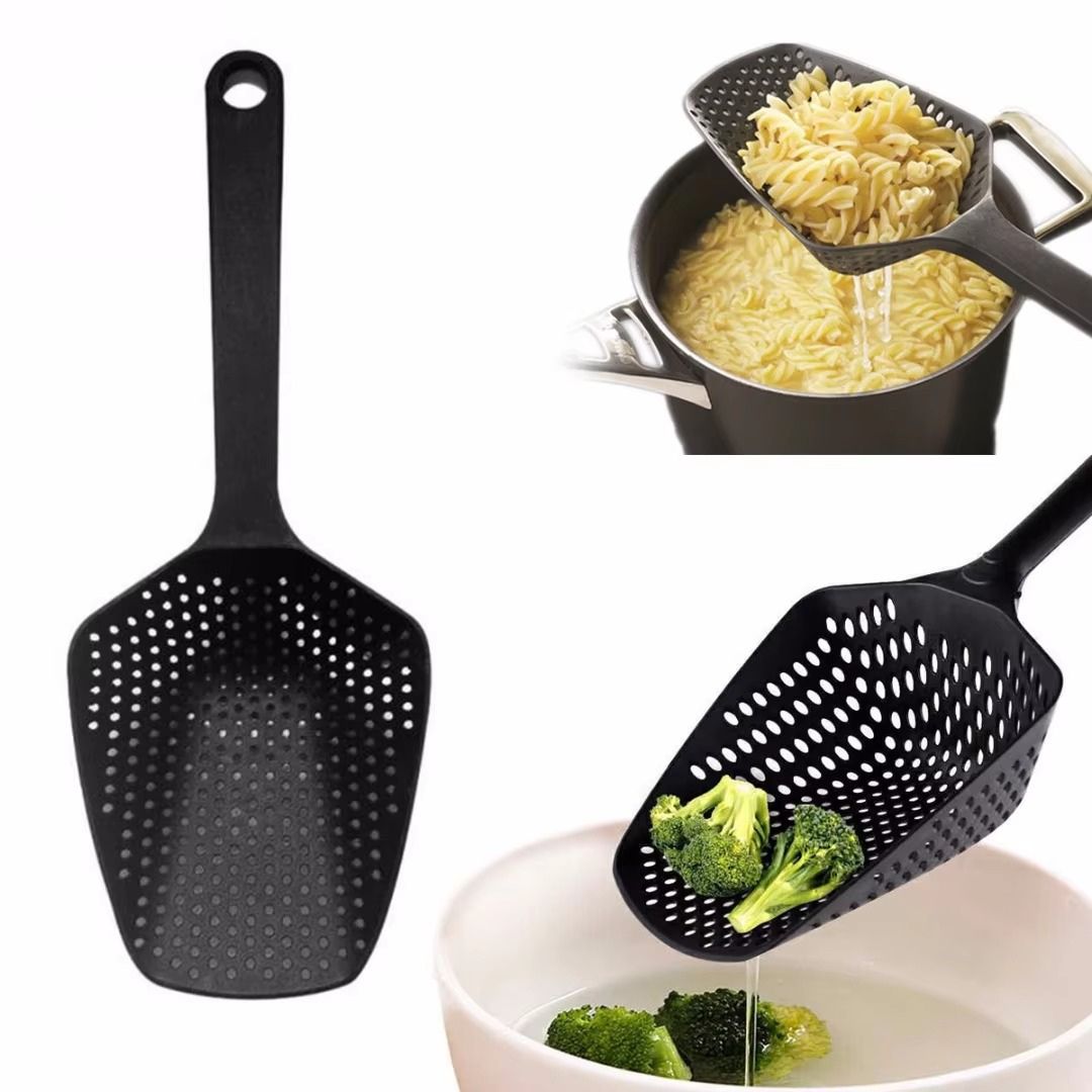 Carvallo Köksslev | Med avrinning funktion | För pasta, grönsaker & soppor | Ergonomisk & livsmedelsäkert