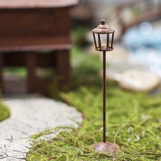 Trädgårdsprydnader Miniatyr Järn Änglaset Dekor