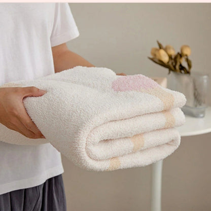 Sucrée Glassyrk Mjuk Stickad Kastfilt