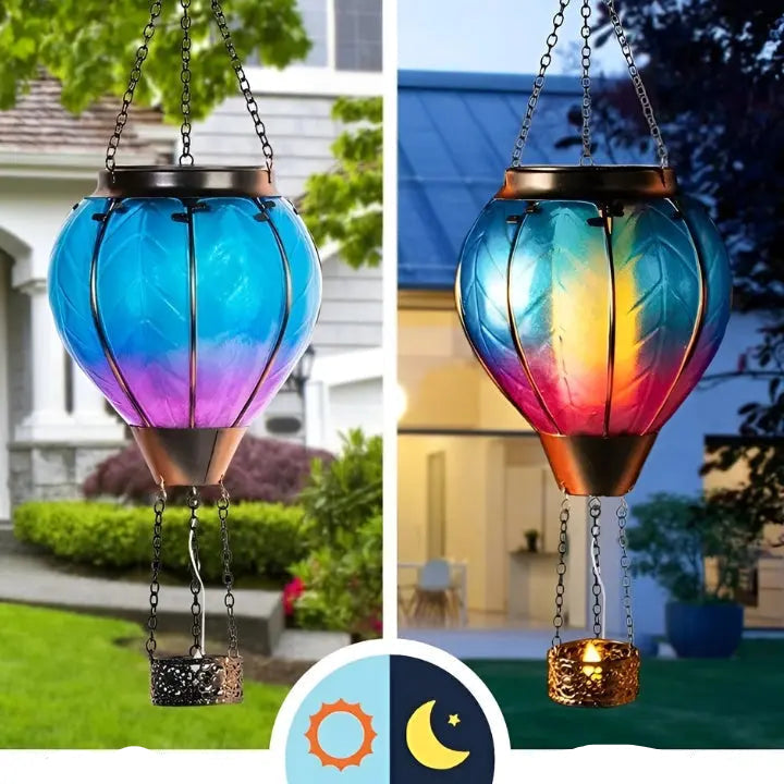 SkyLume - Soldriven hängande lampa med automatisk tändning