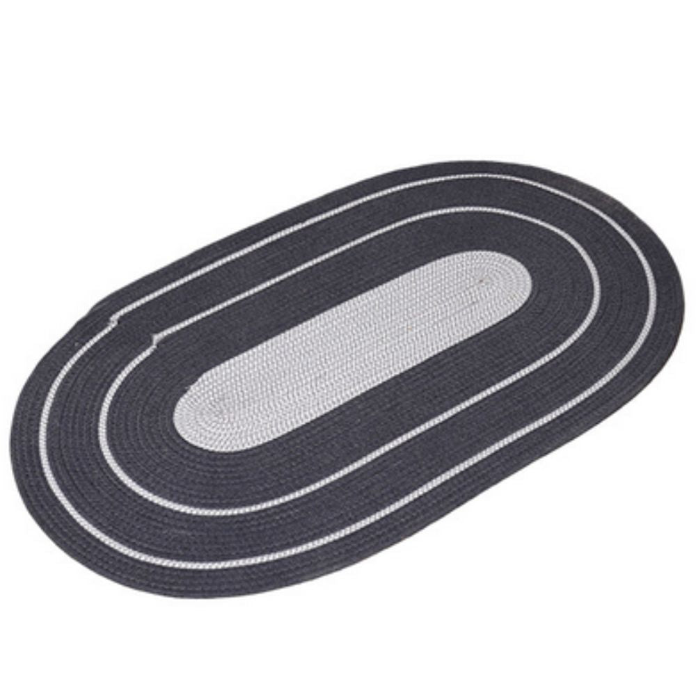 Sun Spiral Oval Boho Matta