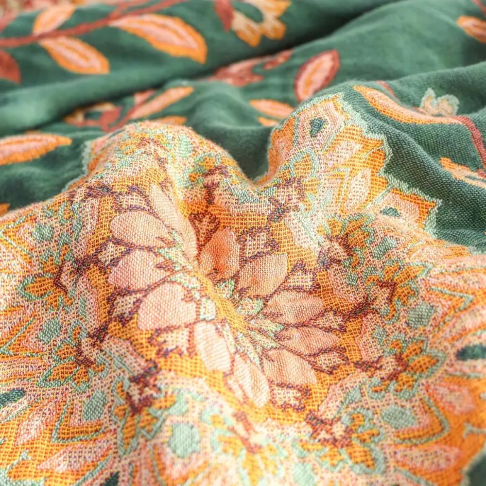 Sunfern Vintage Vändbar Bomullsfilt