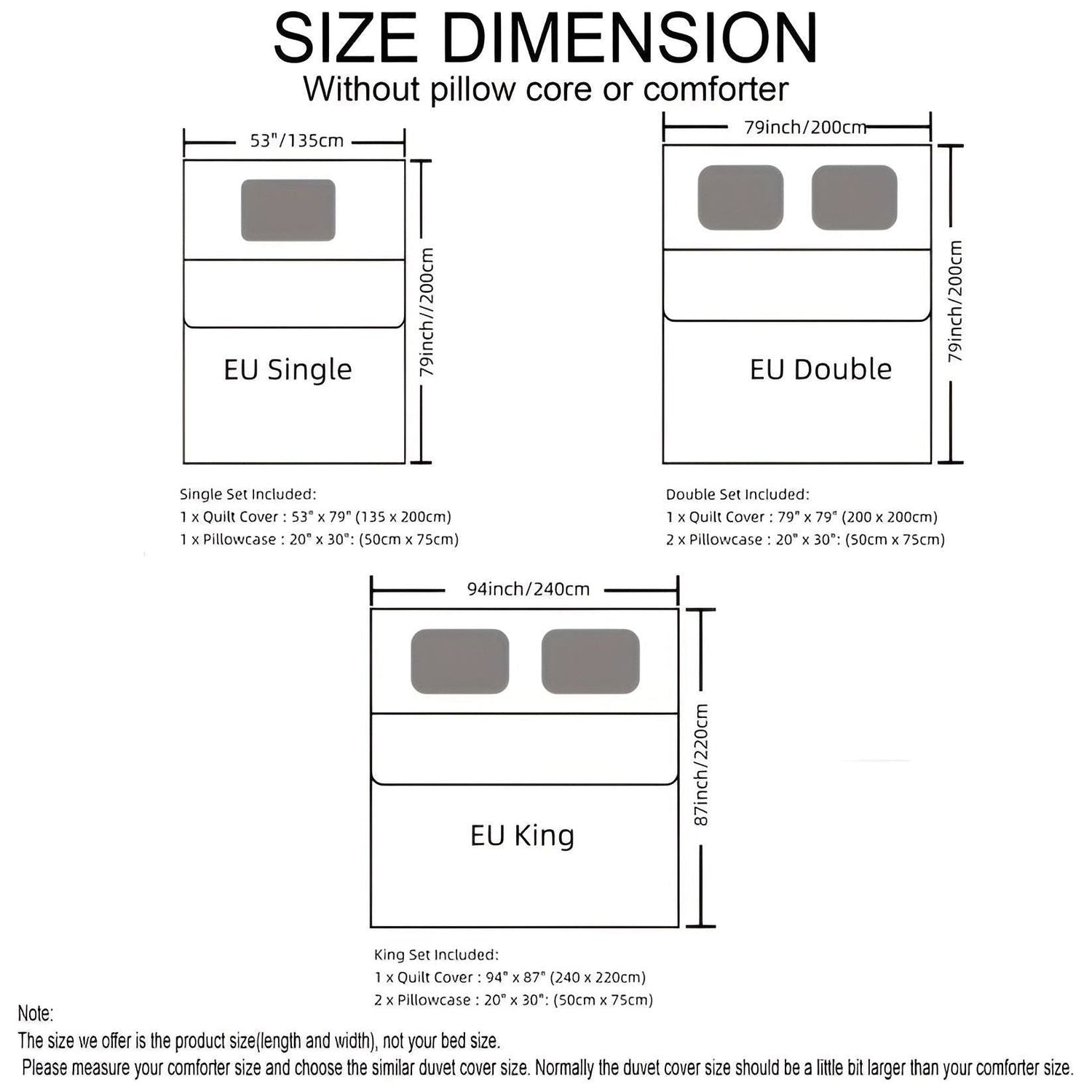 SunflowerBliss Sängkläder - Tryckt Solros Påslakan Set
