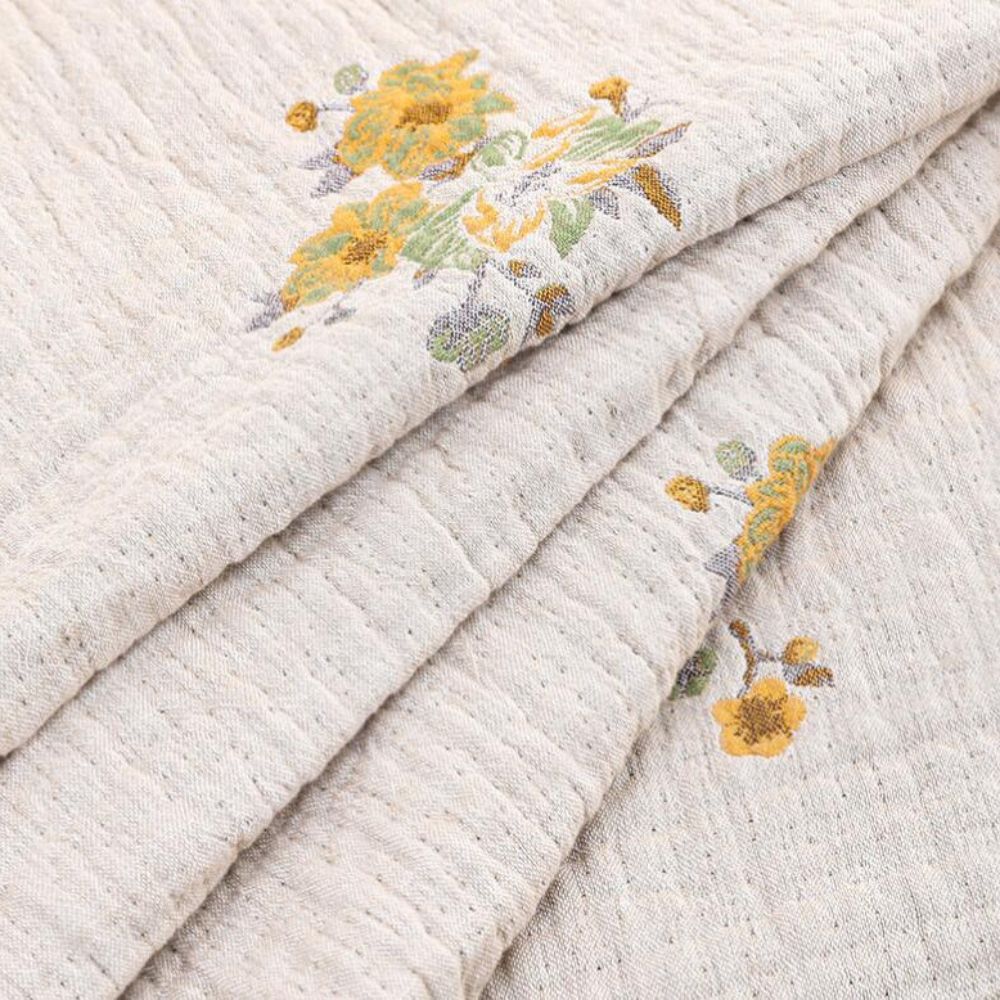 Sunpetal Bloom Reversible Cotton Blanket