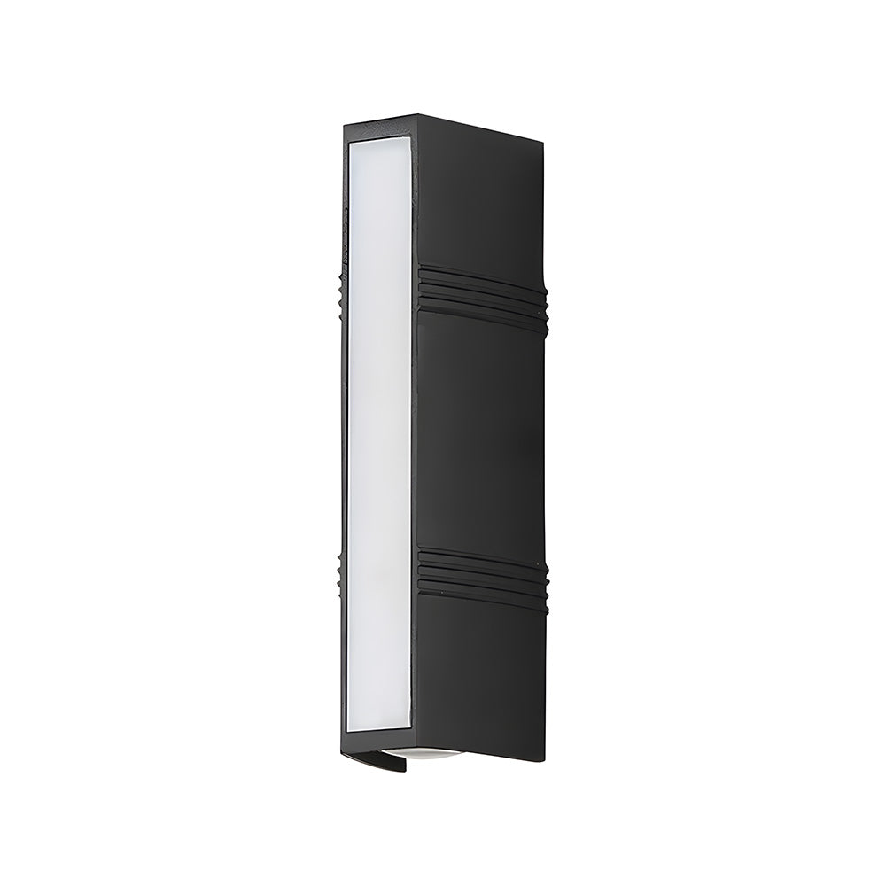 LED Utomhusvägglampa | 6.1–23.6 x 2.7 in | Snygg lång tubdesign | IP54 Klassad vattentät armatur | Brick by Brick