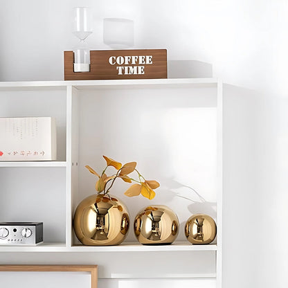 Opulent Golden Ball Vas Kollektion