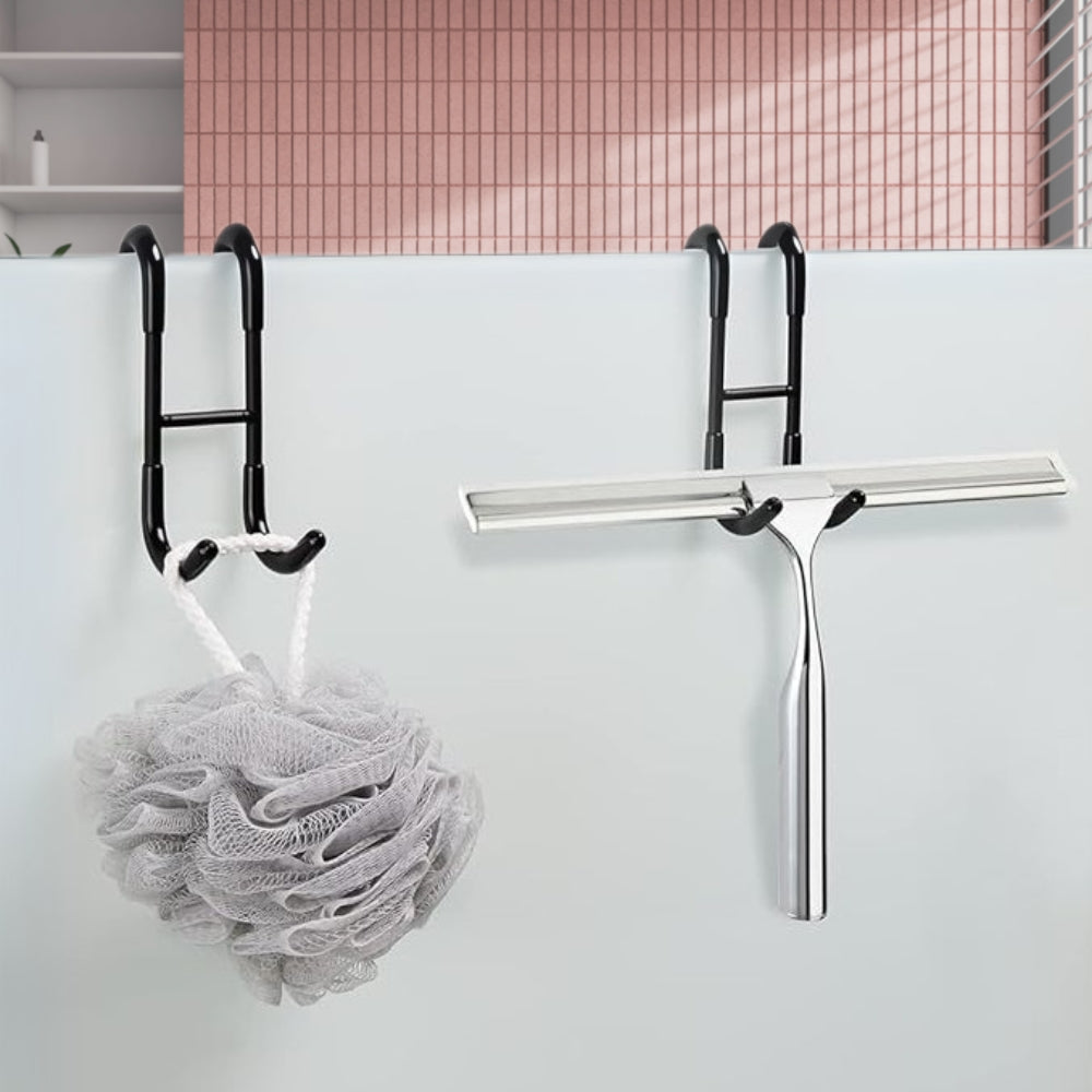 S-shaped drill-free bathroom hanging hook