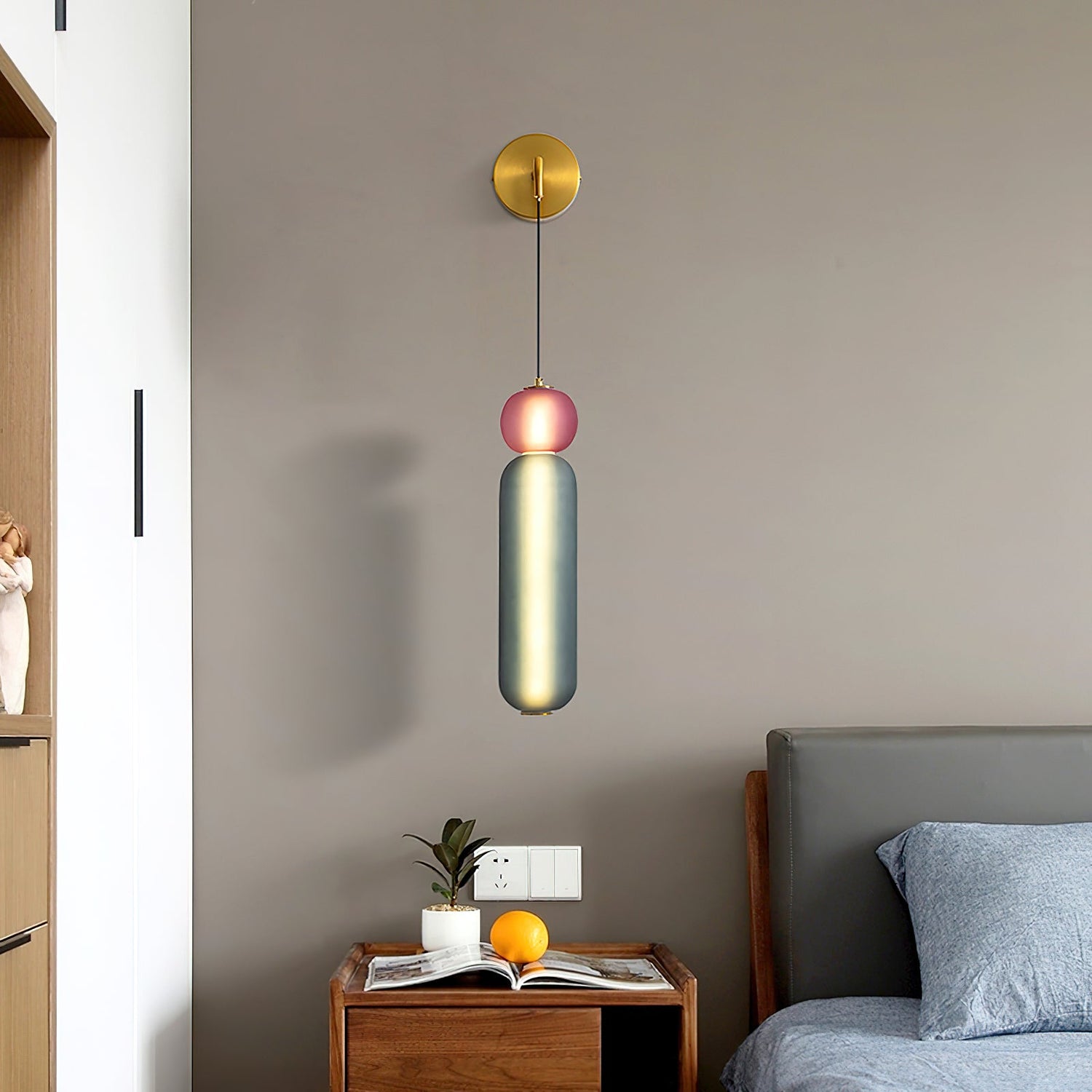 Vägglampa Glow