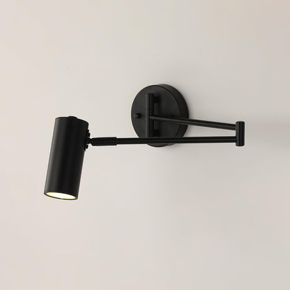 Justerbar svingarm vägglampa