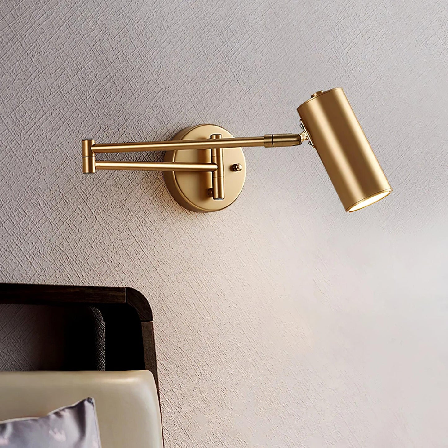 Retro Swing Arm Wall Lamp – Stilig Accentbelysning för Lästhörnor