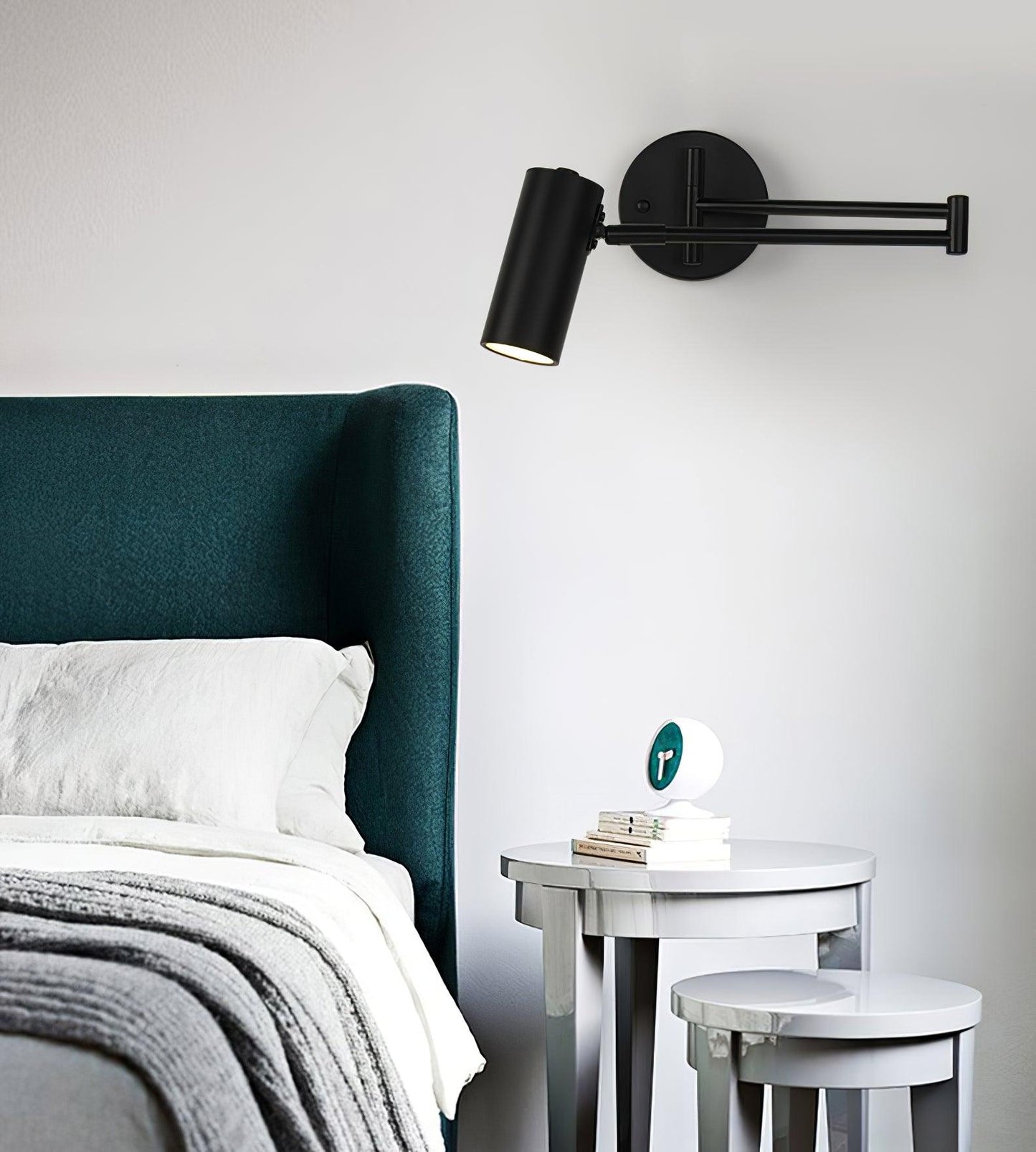 Retro Swing Arm Wall Lamp – Stilig Accentbelysning för Lästhörnor