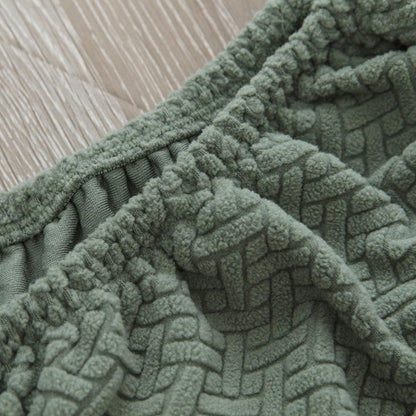 Sylva Jacquard Sammet Stretch stolsoverdrag