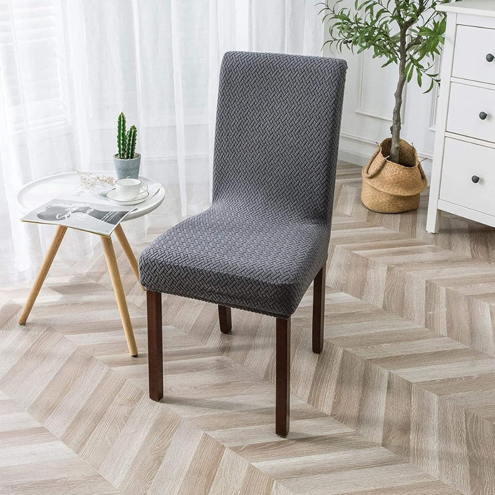 Sylva Jacquard Sammet Stretch stolsoverdrag