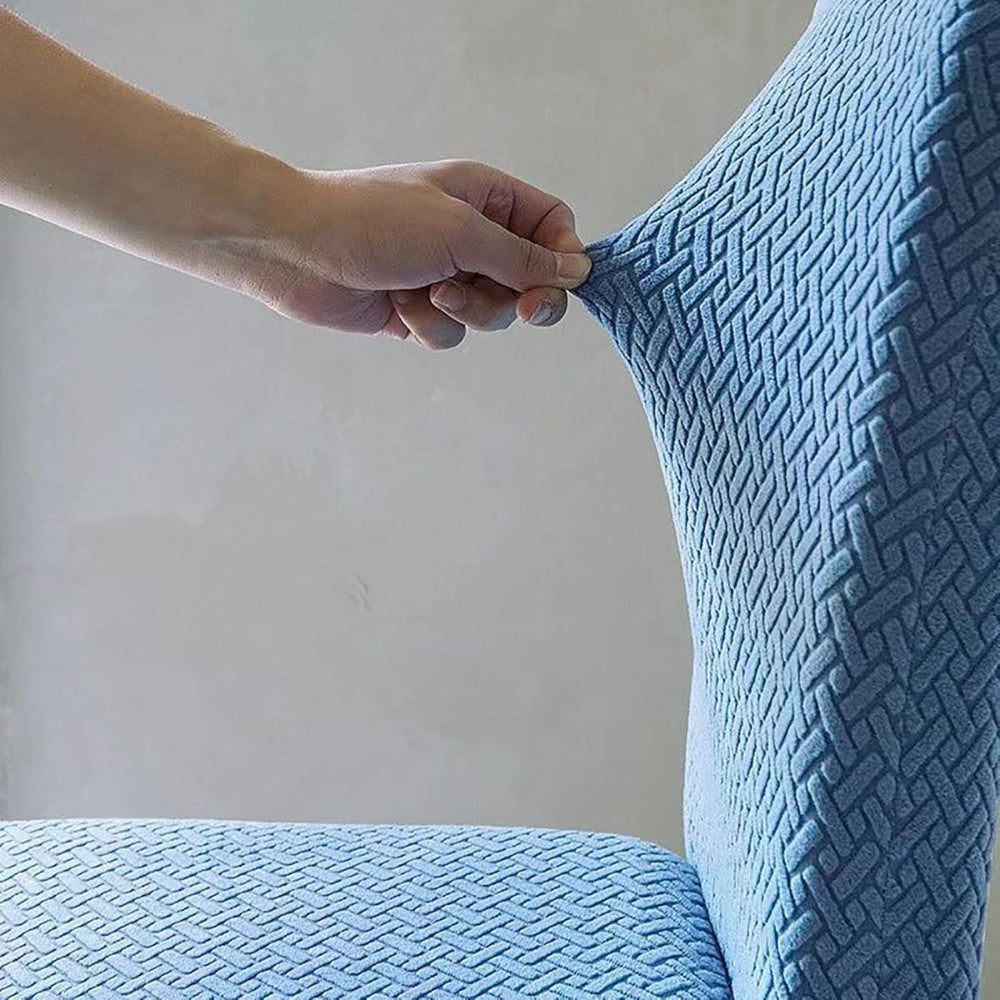 Sylva Jacquard Sammet Stretch stolsoverdrag