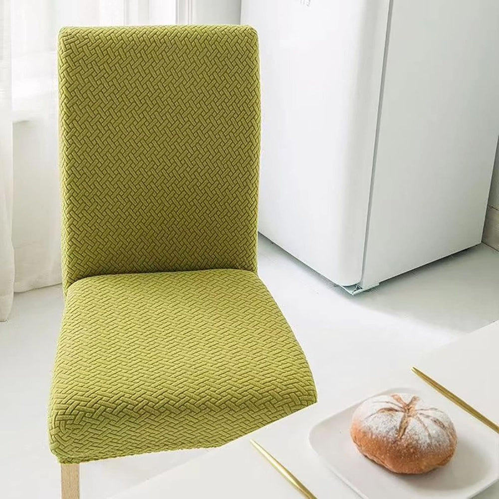 Sylva Jacquard Sammet Stretch stolsoverdrag