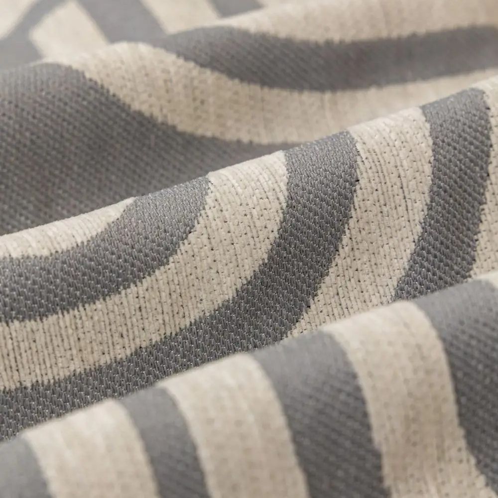 Symmetrisk Halv-Båge Chenille Sofföverkast