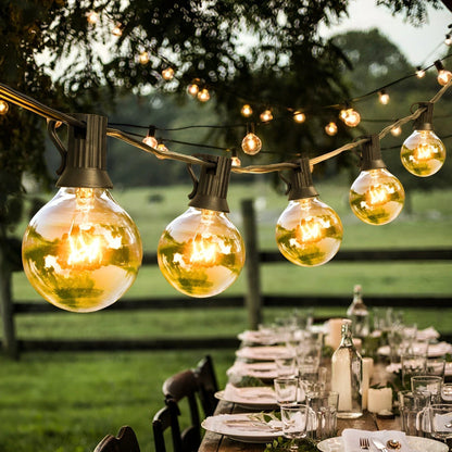 FairyFlicker String Lights - Lyxig terrassbelysning med vattentätt skydd