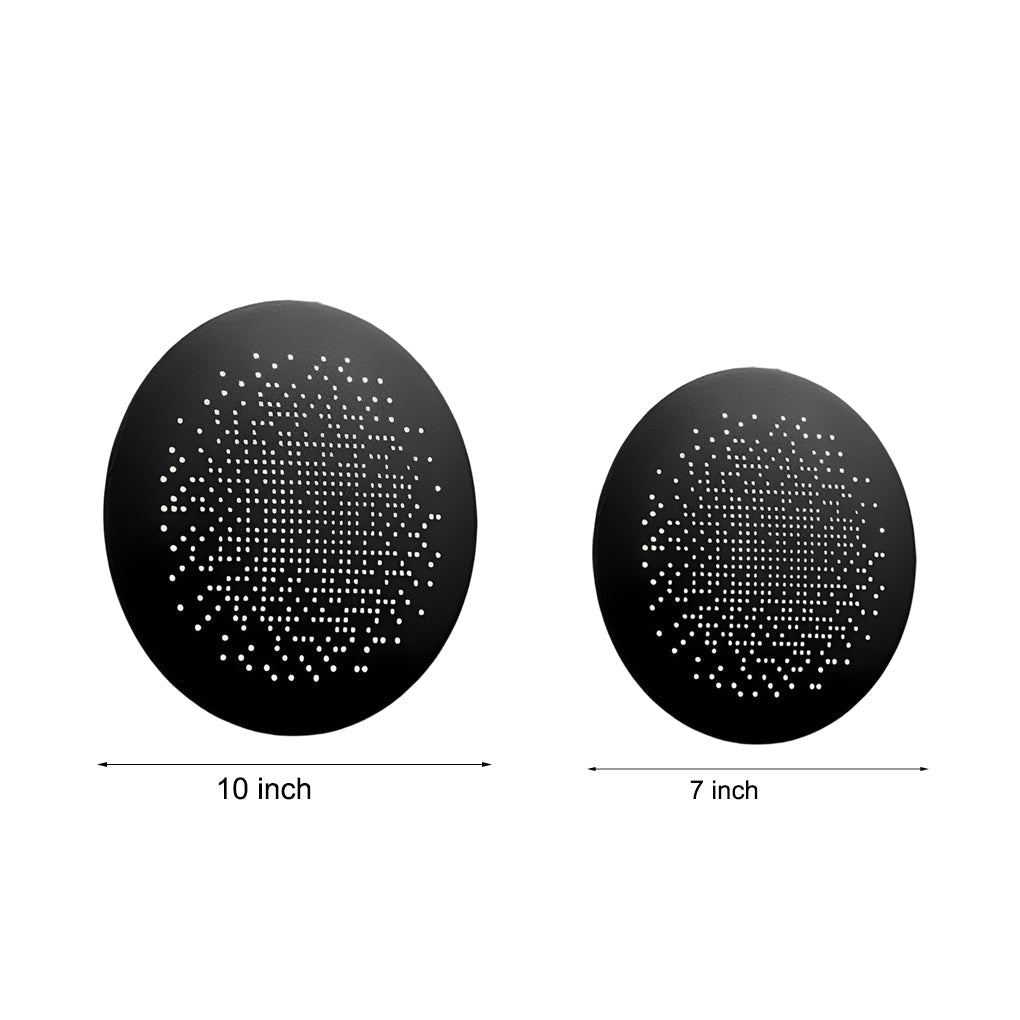 Cirkulära Moderna Svarta Utomhus Vägglampor LED