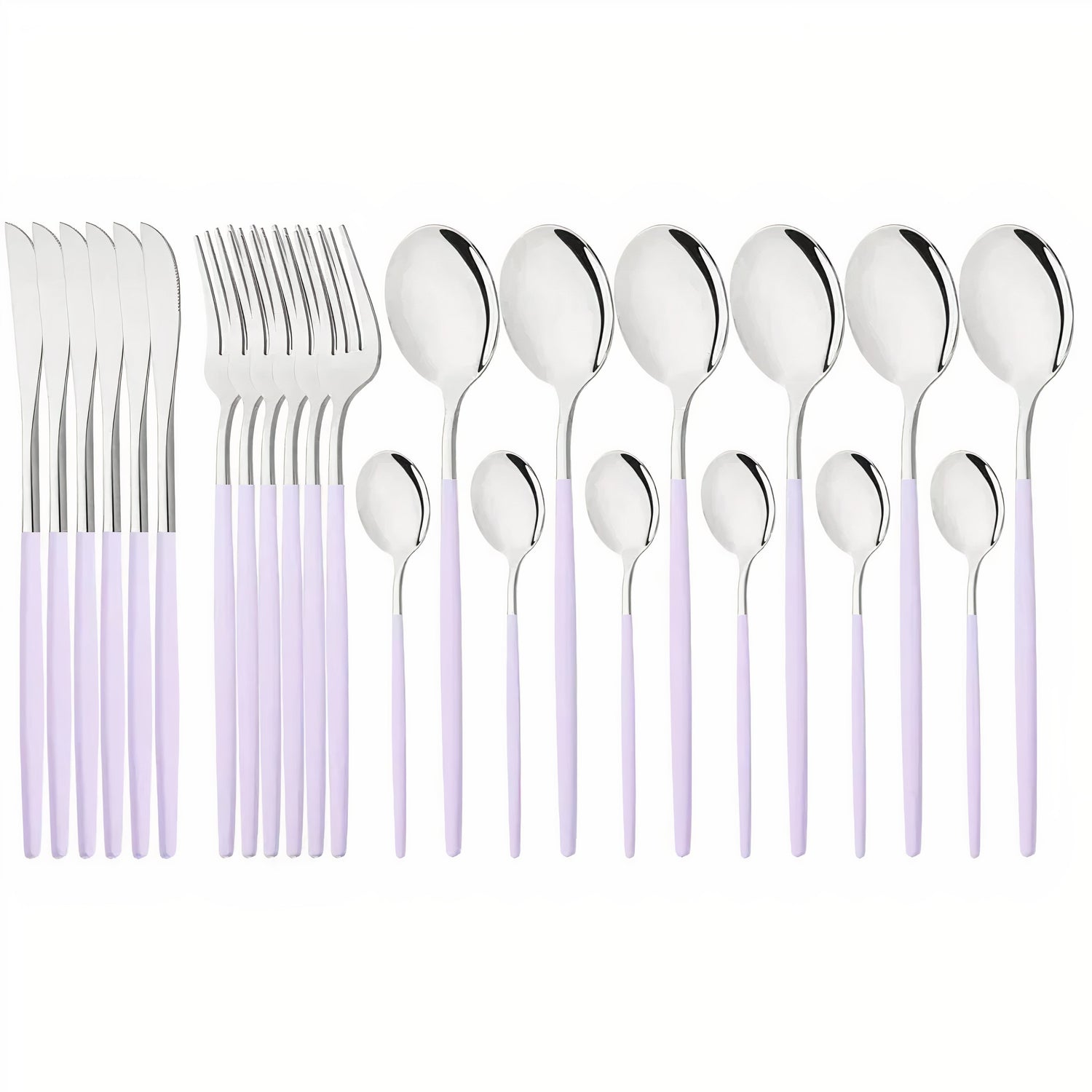 Bestickset Modern Guld Rostfritt Stål Design