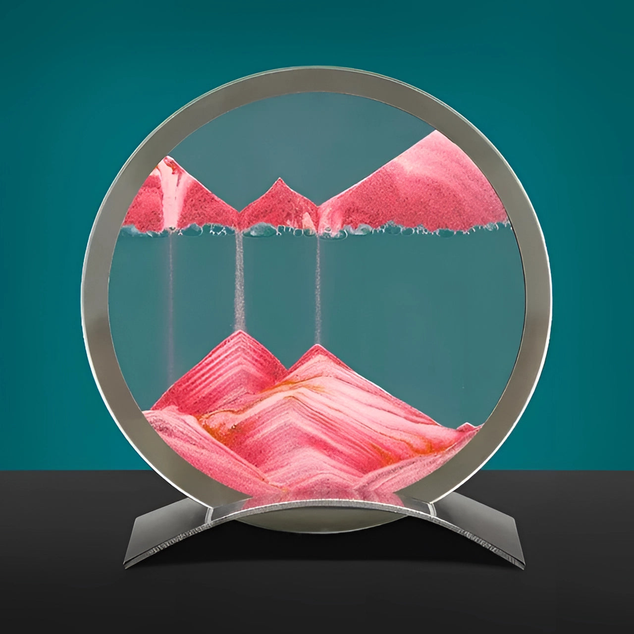 Väggkonst Rörlig Sandtimer Ljus