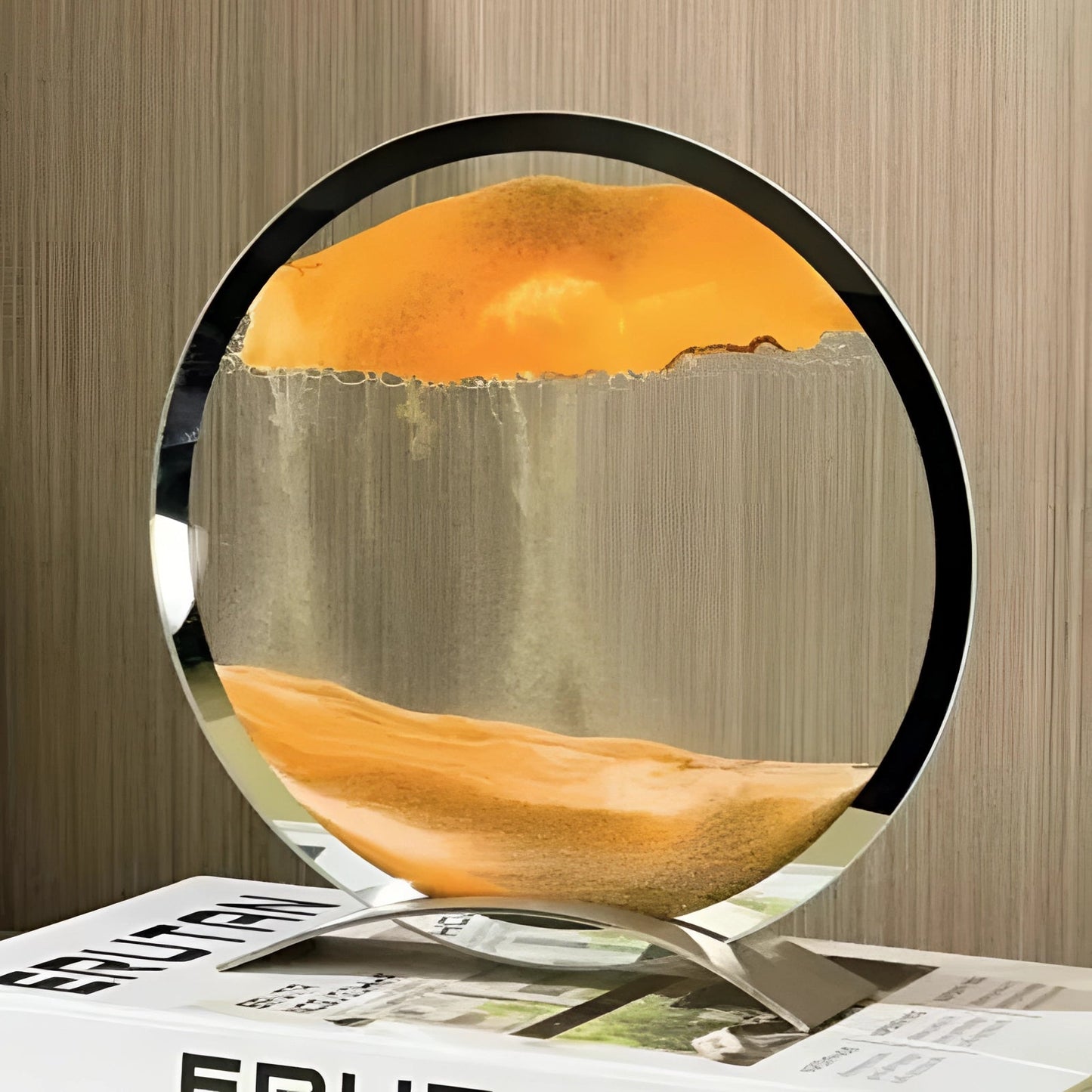 Väggkonst Rörlig Sandtimer Ljus