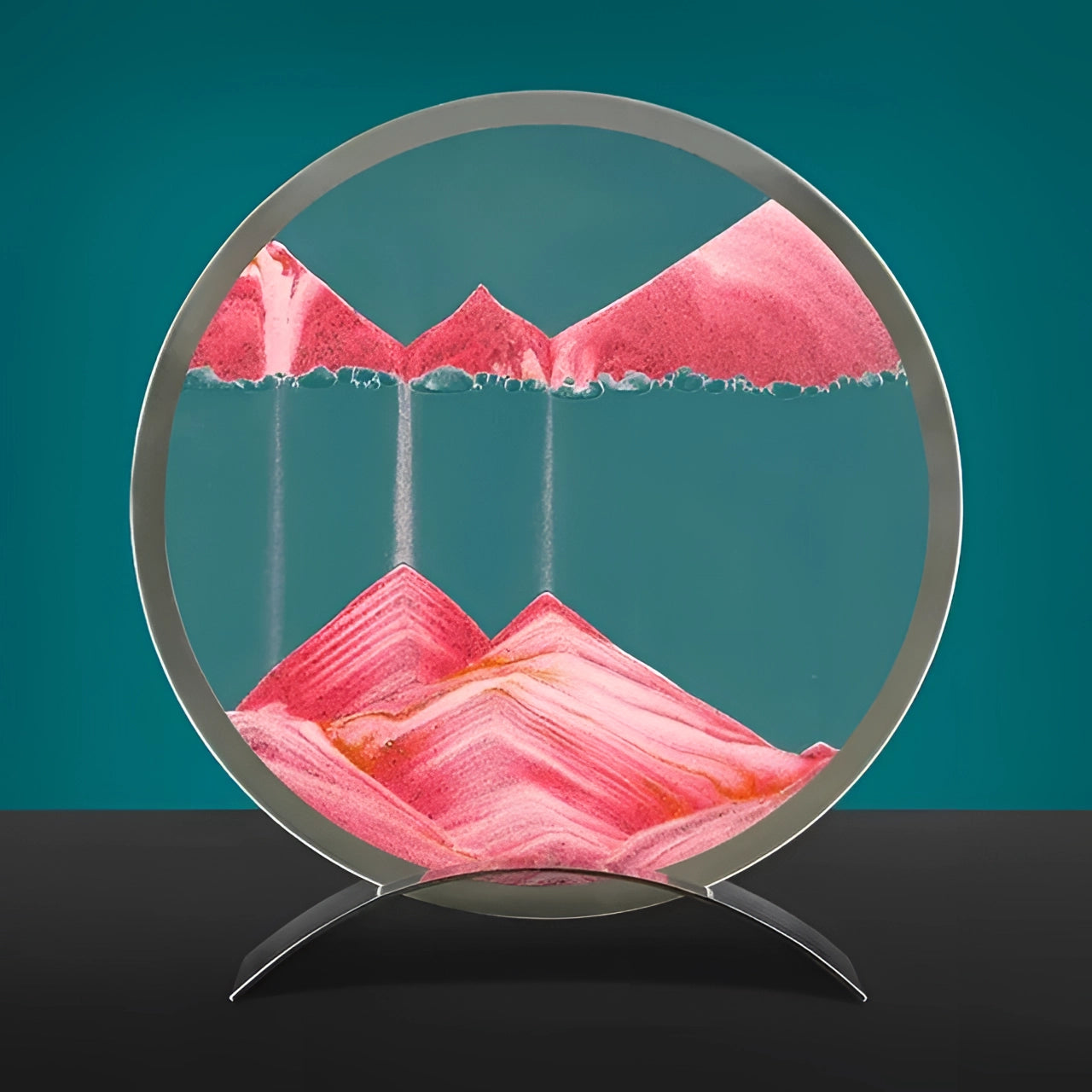 Väggkonst Rörlig Sandtimer Ljus