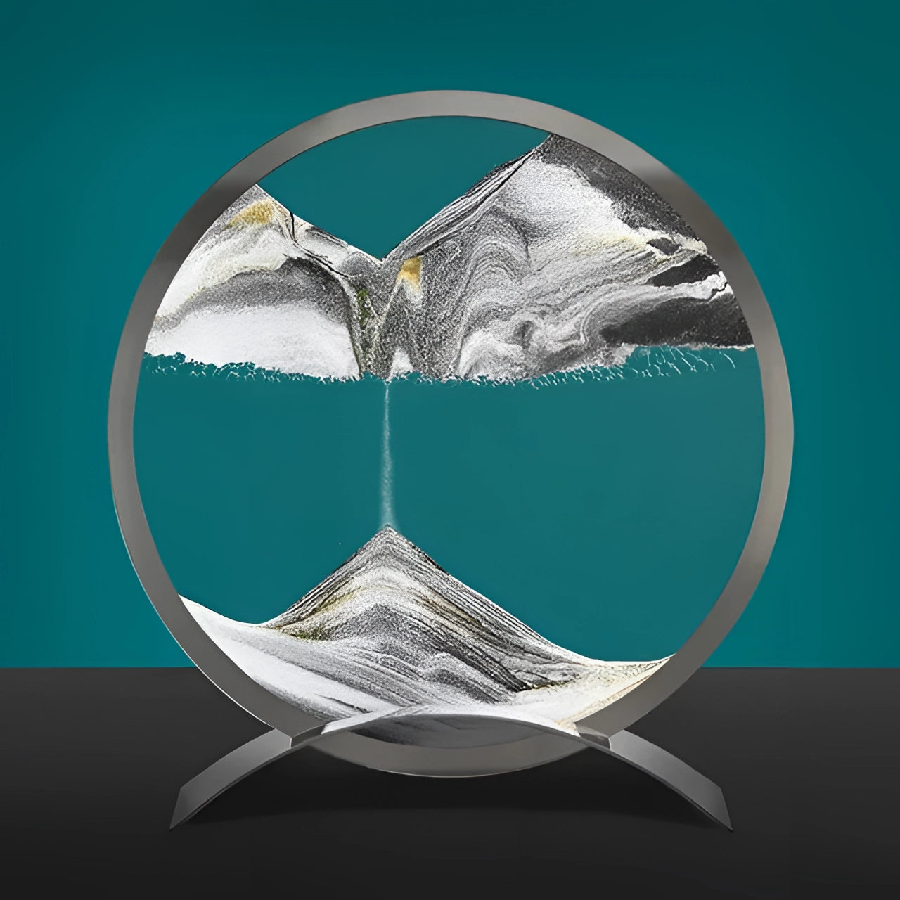 Väggkonst Rörlig Sandtimer Ljus