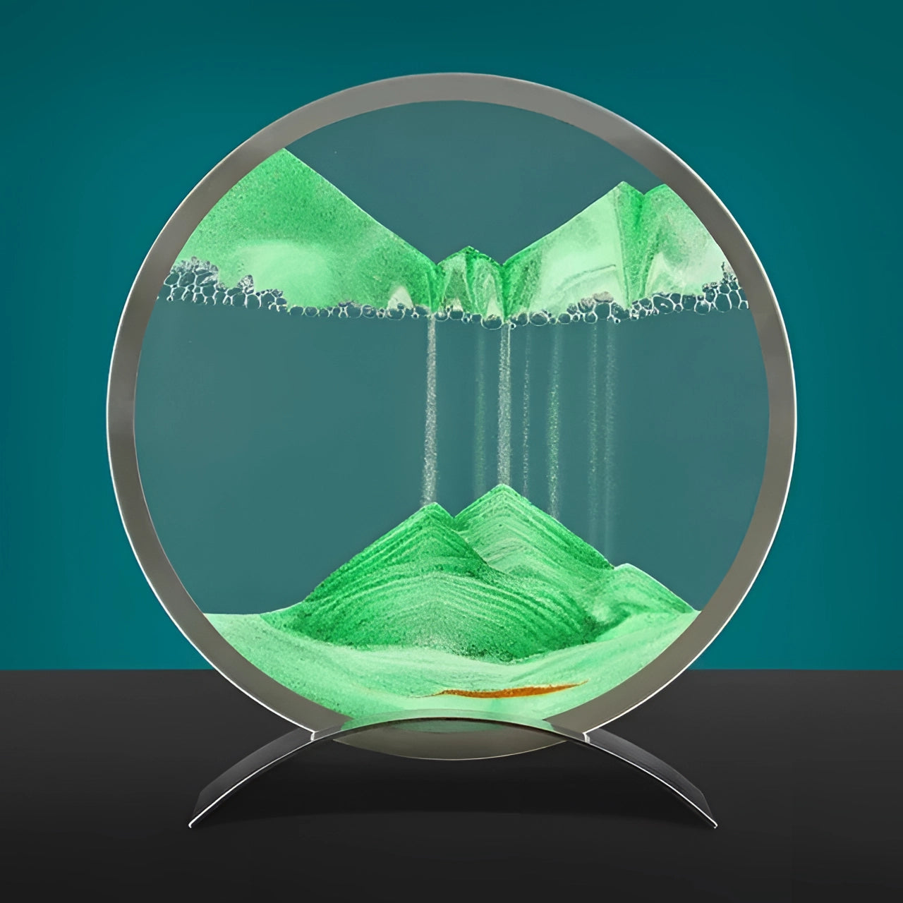 Väggkonst Rörlig Sandtimer Ljus