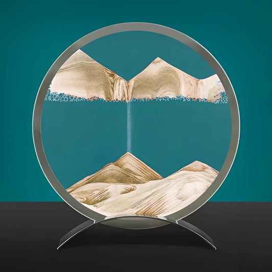 Väggkonst Rörlig Sandtimer Ljus