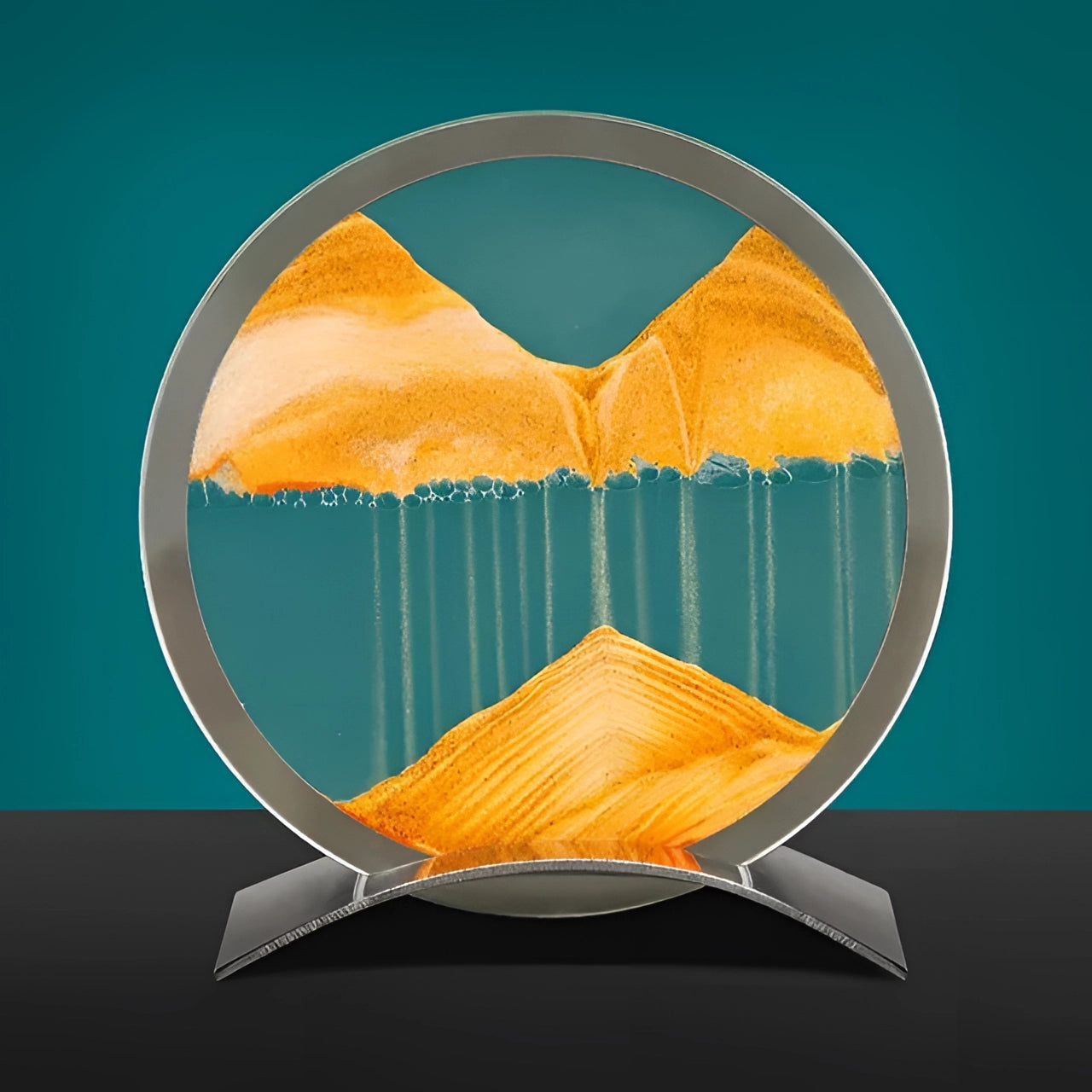 Väggkonst Rörlig Sandtimer Ljus