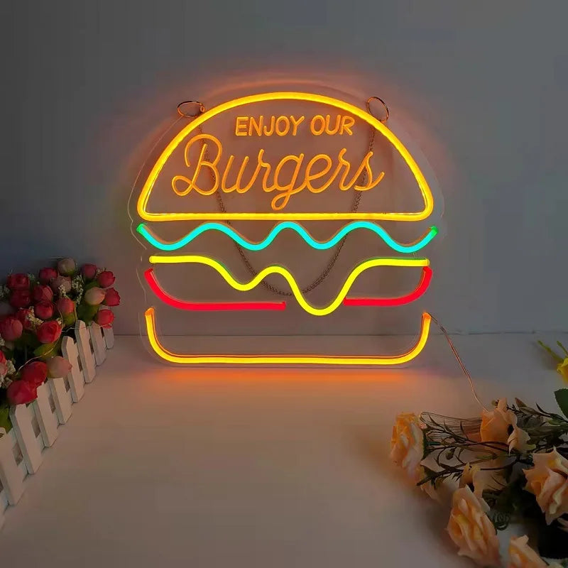 NeonTaco – LED Neonbord med Tacos Design | Stämningsfull Belysning
