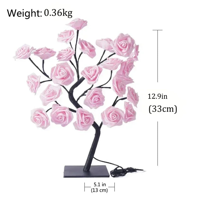 FloraLuxe - Rosen Bordslampa