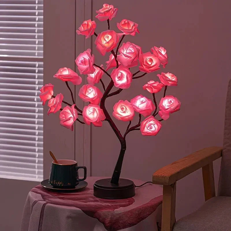 FloraLuxe - Rosen Bordslampa