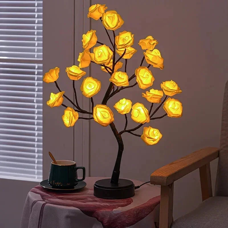 FloraLuxe - Rosen Bordslampa