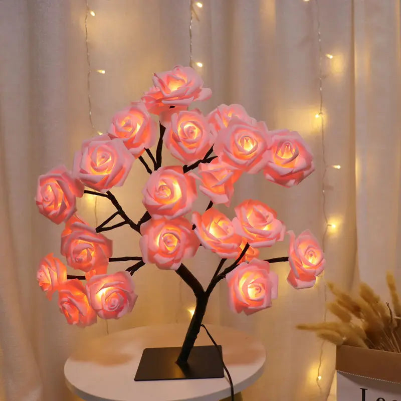 FloraLuxe - Rosen Bordslampa