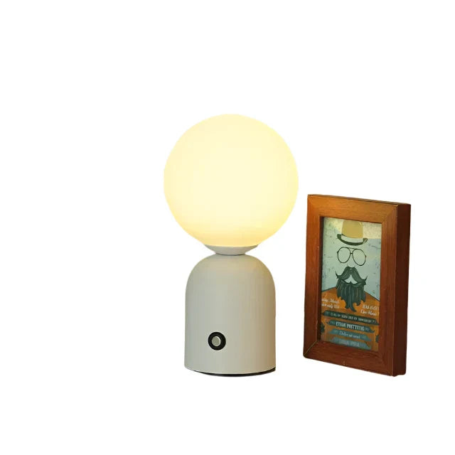 GlowLuxe - Uppladdningsbar LED Bordslampa, Trådlös och Dimbar