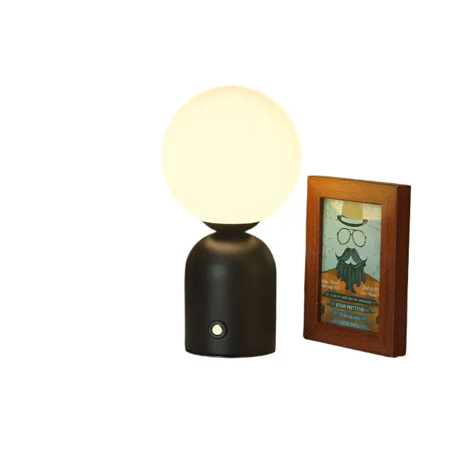 GlowLuxe - Uppladdningsbar LED Bordslampa, Trådlös och Dimbar