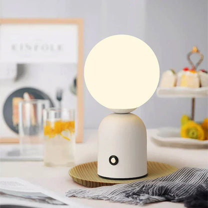 GlowLuxe - Uppladdningsbar LED Bordslampa, Trådlös och Dimbar