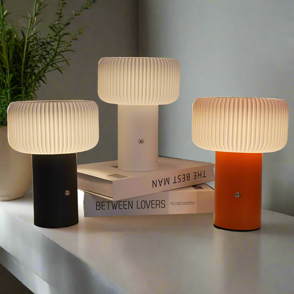 MushGlow - Justerbar Svampbordslampa För en Mysig Stämning