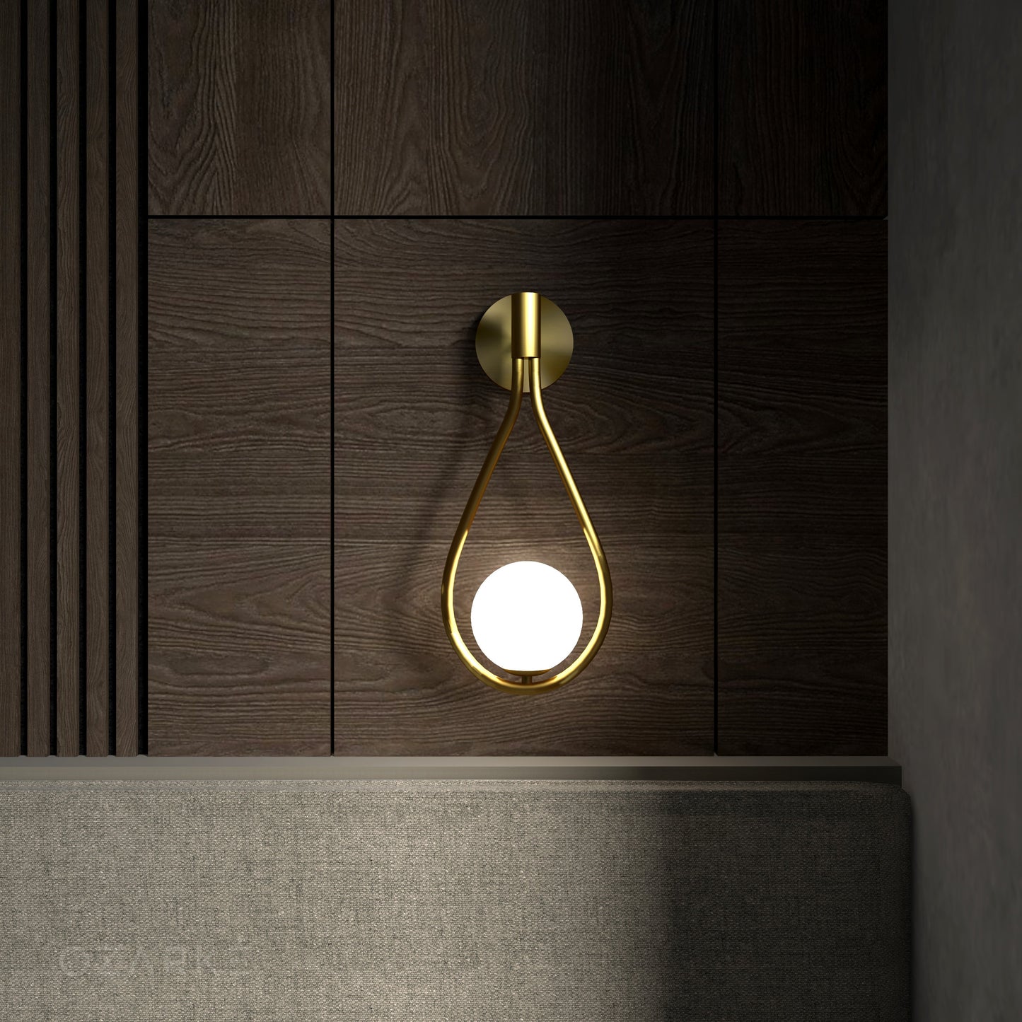 Tear Drop Vägglampa - Elegant Belysning med Modern Utstrålning