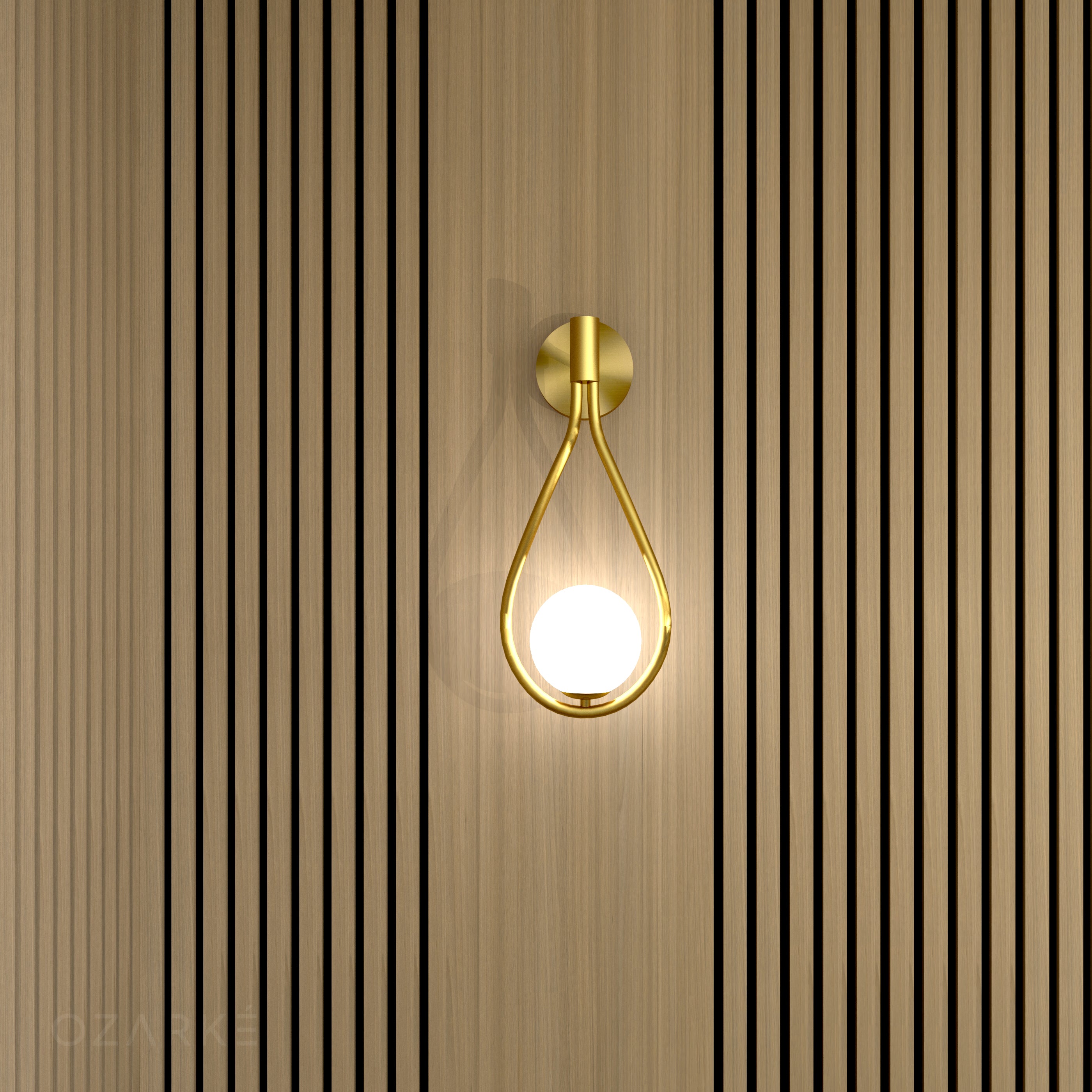Tear Drop Vägglampa - Elegant Belysning med Modern Utstrålning