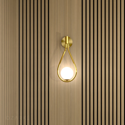Tear Drop Vägglampa - Elegant Belysning med Modern Utstrålning