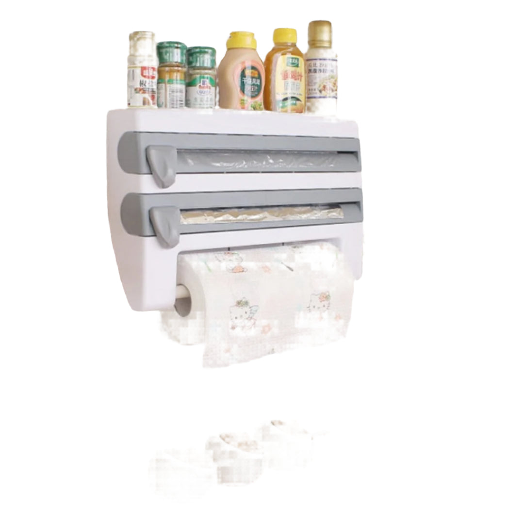 Carvallo – Väggmonterad hushållsfilmhållare för modern kök