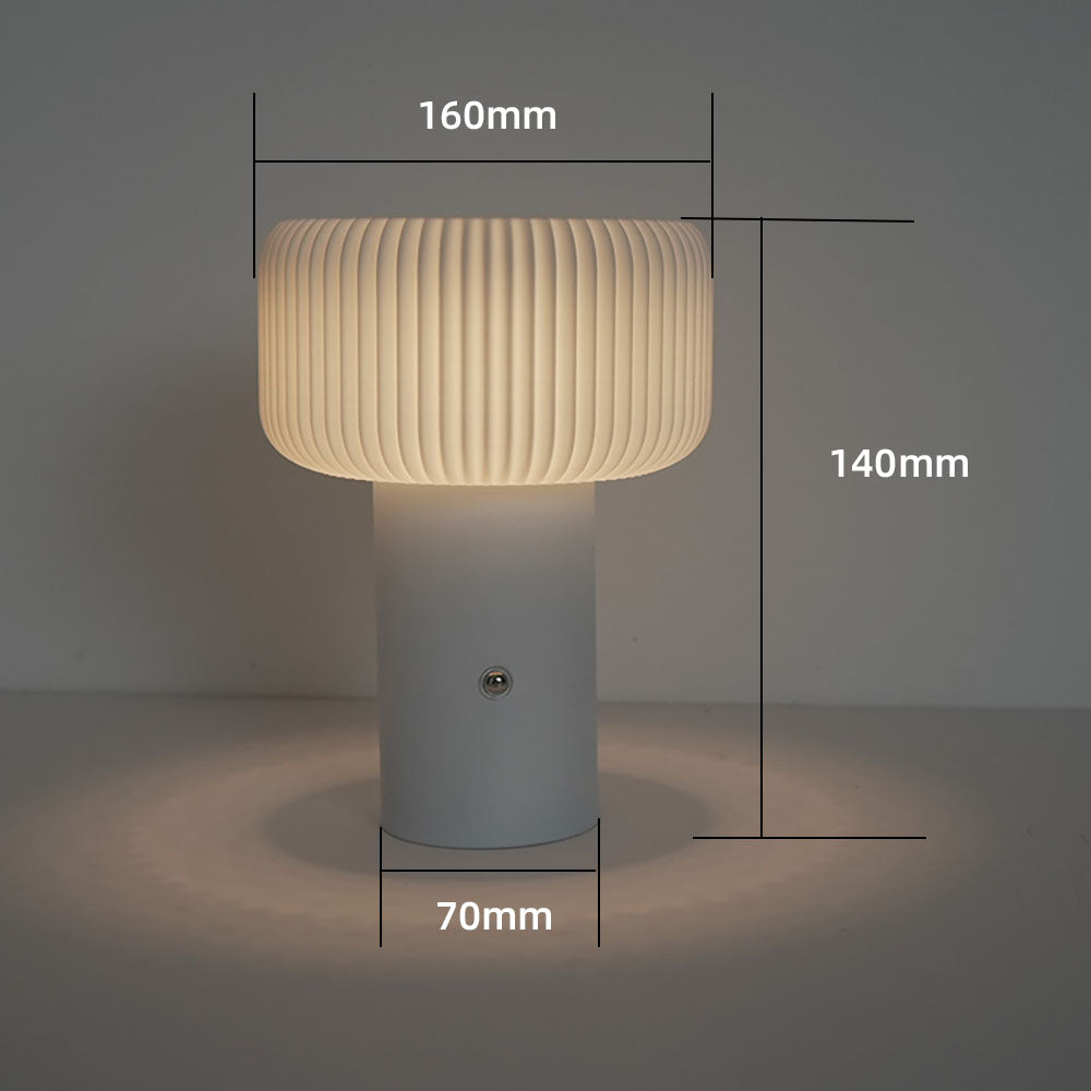 Carvallo – Stilig Bordslampa med Unik Svampdesign