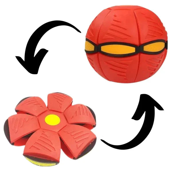 Pawelux Interaktiv Doggy Disc Boll - Säker, Studsig Hämta Leksak för Hundar