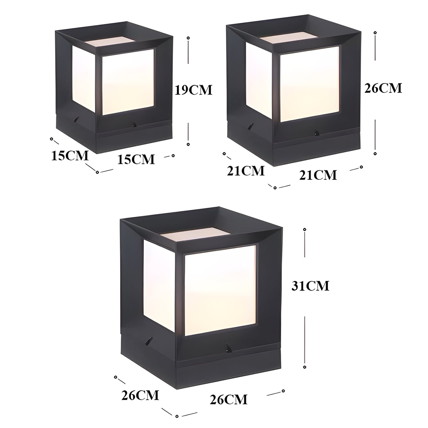 GroveGlow Light - Avslappnad LED-utomhuspelarlampa